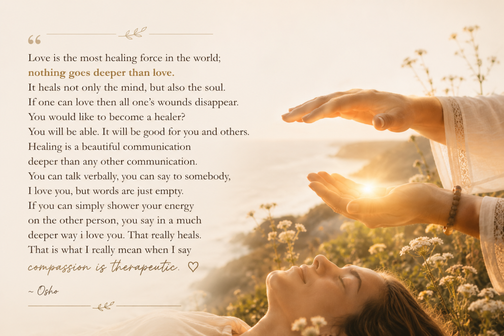 Osho quote on energy healing